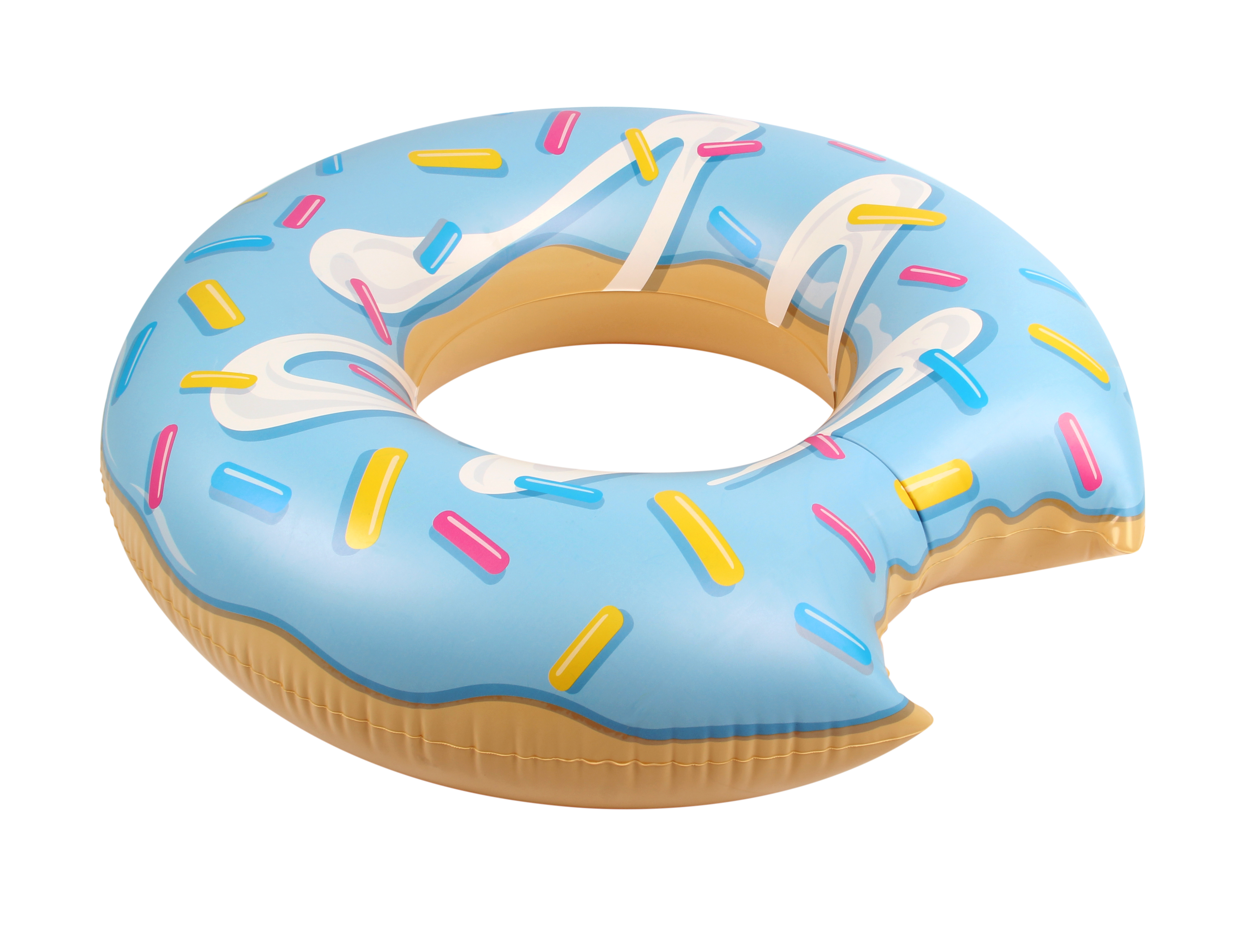 Giant Blue Donut Float