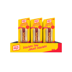 OSCAR MAYER SQUISHI HOT DOG TOY