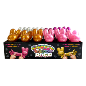 Stretchi Balloon Dogs Glitter